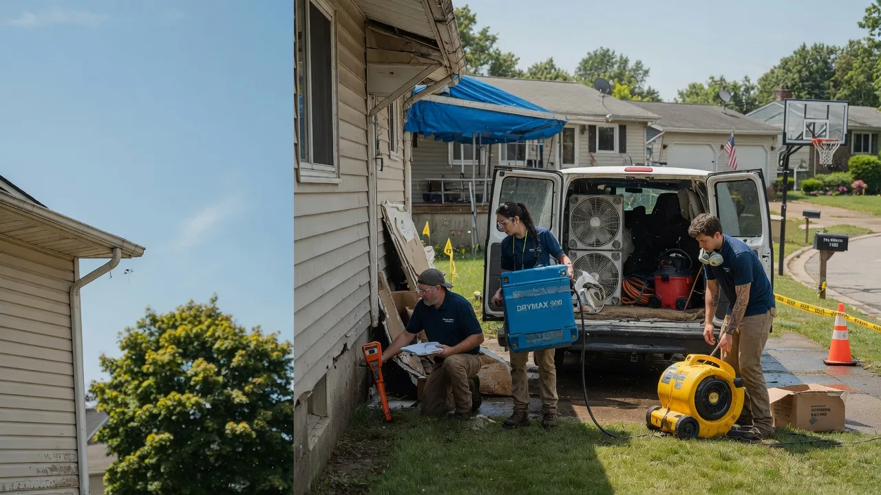 Ceiling Leak Cleanup in Girard, PA near me